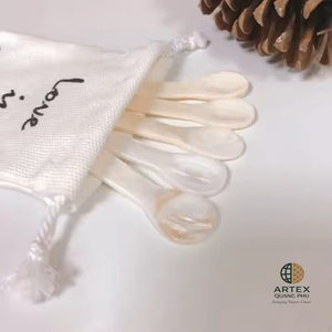 Cuchara de caviar de nácar premium, blanca natural, hecha a mano, ecológica, cuchara de nácar ARTEX QUANG PHU - Product Image 6