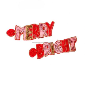 ต่างหูทรงหยดน้ำประดับลูกปัดหลากสีสไตล์โบฮีเมียน รูปทรงลูกแพร์ สำหรับทุกเพศ ผลิตในอินเดีย-ไอเดียของขวัญ - Product Image 1