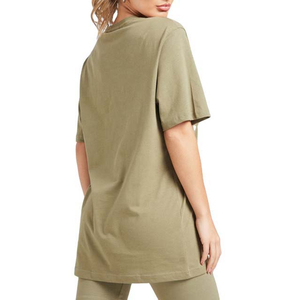 Women's Summer 2-Piece Casual <b>Set</b>-Short Solid Top & Above Knee Shorts Lightweight 100% Cotton Women's Summer <b>Sets</b> OEM Service - Product Image 6