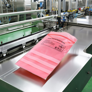 Bolsas Antiestáticas ESD LDPE con Cierre y Serigrafía, Cumplen con RoHS, Certificación ISO9001, para Empaque de Componentes Electrónicos - Product Image 1
