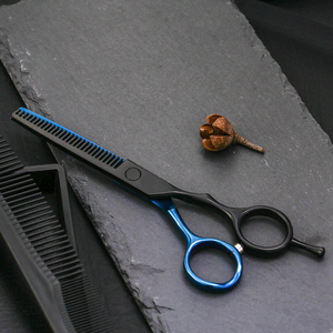 Black Hair Scissors Barber Hair Cutting Barber Scissor Kit Razor Hairdressing Hair Scissor Black Gunting Barber Scissor Kit - Product Image 5