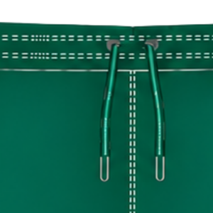 Pantalones Cortos de Rugby Verde Esmeralda y Blancos, Cintura Elástica con Cordón, Uniforme de Equipo Geométrico Personalizado, Ropa Deportiva Transpirable para Entrenamiento - Product Image 6