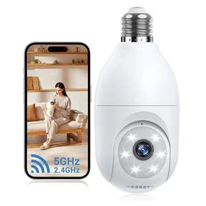 Wholesale 2MP Tuya Light Bulb Security Camera Full-Color Night <b>Vision</b> Network Camera - Product Image 1