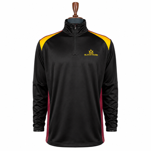 Camisetas Casuales de Hombre con Cierre de Cremallera de 1/4, Tejidas en Algodón/Bambú, Directo de Fábrica, Personalizadas - Product Image 1