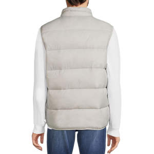 Veste matelassée pour homme de qualité supérieure, style zippé, tissu respirant, motif uni, parfaite pour une utilisation en extérieur - Product Image 1
