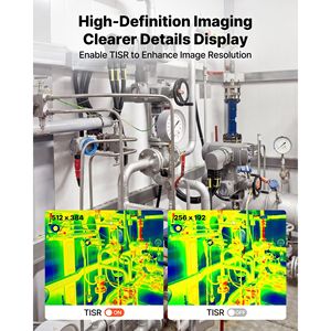 Caméra thermique à objectif macro haute résolution 512 x 384, fréquence de rafraîchissement 25 Hz, compatible avec Android et iOS - Product Image 2