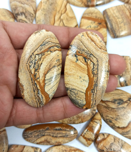 Lote al por Mayor de Cabujones de Jaspe Natural con Forma Mixta, Piedras Preciosas Sueltas que Llenan de Buena Energía - Product Image 3