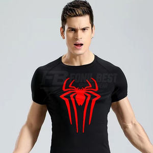 Camiseta de Compresión Unisex Transpirable y Ecológica, Personalizada con Sublimación Completa, Diseño de Araña, OEM - Product Image 2