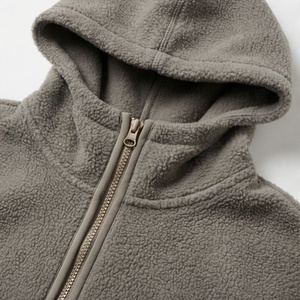 Custom Logo Sherpa Lined Hoodie Thick Fleece Sweatshirt For Men Womens High Quality Winter Warm Casual Activewear Gear - Product Image 4