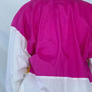 Chaqueta Anorak Cortavientos para Hombre, Estilo Vintage Años 80 y 90, Ligera, Impermeable, de Lona, con Cuello Alto y Logotipo Frontal, Nuevo Estilo Multicolor - Product Image 2