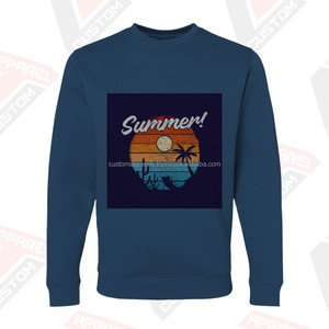 Sweat-shirt streetwear en molleton 100 % coton épais, coupe classique, broderie personnalisée, pull premium - Product Image 5