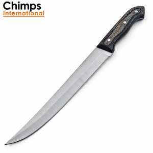Cuchillo de Cocina J2 de Acero Inoxidable con Acabado Cepillado y Mango de Madera Pakka |   Estilo Japonés, Ambidiestro y Ecológico |   Cocina - Product Image 3