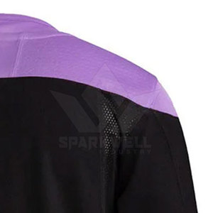 Maillot de hockey sur glace pour homme, durable et respirant, avec logo frontal, 100 % polyester, idéal pour les entraînements sportifs et l'utilisation sur la patinoire - Product Image 5
