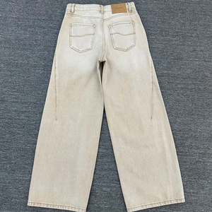 Pantalones vaqueros holgados de streetwear, estilo hip hop, para hombre y mujer, jeans oversize tipo boyfriend, vaqueros de mezclilla lavados - Product Image 3