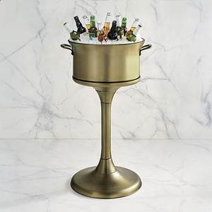 Beverage bucket chic <b>ice</b> bucket modern serve ware decorative bar bucket stainless steel beverage <b>cooler</b> luxury piece <b>ice</b> bucket - Product Image 2