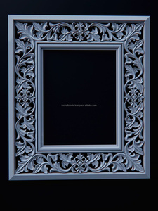 Export Quality Wooden <b>Frame</b> <b>Mirror</b> with Clean Lines Sophisticated Design for Contemporary Living Spaces from India - Product Image 5