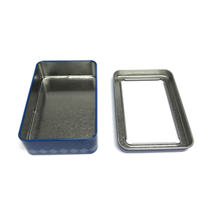 Custom Printed Rectangular Tinplate Box Airtight Metal <b>Tin</b> Container with Window for <b>Tea</b> Gift Packaging - Product Image 4