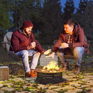 Set di 2 Sedie da Campeggio Pieghevoli con Schienale Regolabile, Seduta Imbottita e Portabicchieri per Viaggi, Grigio - Product Image 2
