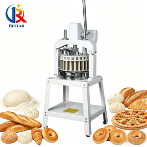 Machine à diviser la pâte à pain pita, à former des boules de pâte, à ronds de pâte pour biscuits et raviolis, et à découper et à étaler la farine - Product Image 1