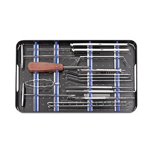 Kit de Instrumentos Quirúrgicos Dentales de Acero Inoxidable, Juego de Herramientas para Implantes, Instrumentos Profesionales de Cirugía Dental, Kit de Equipo Médico - Product Image 1