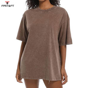 T-shirts surdimensionnés personnalisés 100 % coton pour femmes, motif plumes d'été, 210 g/m², design tricoté uni décontracté, impression par transfert thermique/sérigraphie - Product Image 1