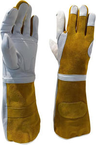 Guantes largos TIG de cuero premium, flexibles - Product Image 2