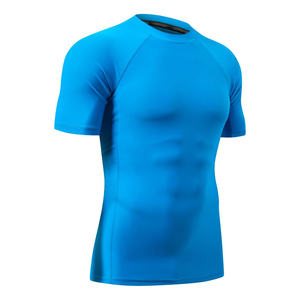T-shirt de sport à manches courtes pour homme, anti-UV, séchage rapide, fournisseur de haute qualité - Product Image 4