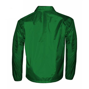 Chaqueta Cortavientos con Capucha para Hombre, Color Negro con Detalles Rojos, Media Cremallera, Anorak, Puños Elásticos, Deportiva, Ligera, de Poliéster - Product Image 6