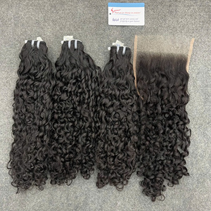 ผมแท้เวียดนาม เรมี่ เกรดพรีเมียม ยี่ห้อ Thanh an สำหรับเครื่อง Curly Machine แบบ Double Weft สีดำธรรมชาติ น้ำหนัก 100 กรัม ขายส่งคุณภาพสูง - Product Image 6
