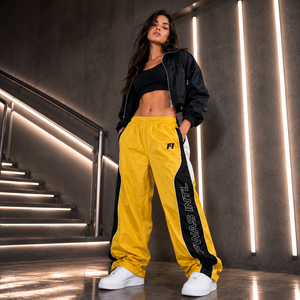 Pantalones deportivos personalizados con reflectores 3M, estilo streetwear, cortavientos de nailon, unisex, para hombre, OEM. - Product Image 1