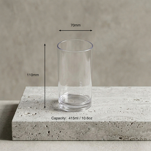 [Holar] Vasos de Jugo Clásicos de Tritán Plástico Irrompible de Alta Calidad Hechos en Taiwán para Catering, Hostelería y Bodas - Product Image 3