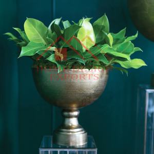 Tazón de aluminio sólido con forma redonda grande, Base de Pedestal redonda para servir arroz y frutas, novedad - Product Image 4