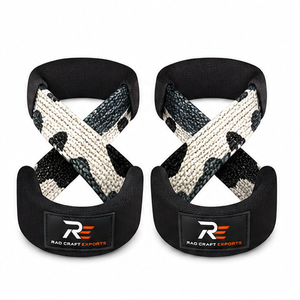 Correas de Levantamiento de Pesas con Logotipo Personalizado OEM, Venta al Por Mayor, Alta Resistencia, Diseño de Ocho, Antideslizantes, Alta Elasticidad, Unisex - Product Image 1