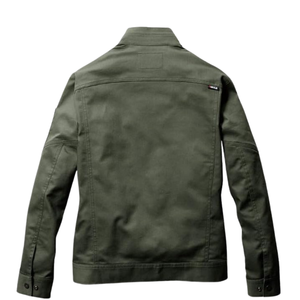 SOLDE BURTLE 5021 Veste de travail en jean extensible Automne Hiver Unisexe Durable Style uniforme industriel Vêtements de travail Direct Japon - Product Image 2