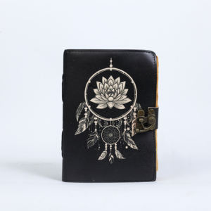 Couverture en cuir véritable de qualité supérieure, mini-agenda avec papier écologique, design personnalisable, compatible avec le crayon, reliure cousue, format A5 - Product Image 3