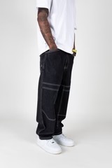Abrasion Resistant Heavy Duty Wide Leg Woven Denim <b>Jeans</b> Eco-Friendly Casual Farm <b>Work</b> Workshop Ready - Product Image 4