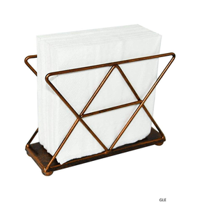 Modern Gold Brass Napkin Holder Metal Decorative Napkin Stand For <b>Dining</b> <b>Table</b> And Kitchen Home Decor Restaurant Supplies - Product Image 1