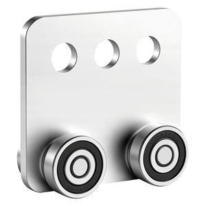 Rodillos de soporte, paquete de 4, capacidad de carga de 1100 lb, conjunto de carro con doble rodamiento, 1 5/8 pulgadas de ancho x 1 5/8 pulgadas de alto - Product Image 1