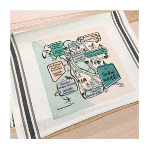 Economical Wholesale Golf Inspired Designs Soft Cotton 17x29 Inches 220 Gsm Abstract Kitchen <b>Dish</b> Towel Sets Great for Gifts - Product Image 1