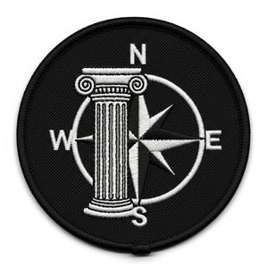 Parche Termoadhesivo Personalizado de Regalia Masónica, Insignia de Pilar Roja y Blanca, Decoración para Ropa de Masonería, Parche Bordado a Máquina Circular, Sin Pedido Mínimo - Product Image 3