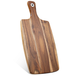 Planches à découper en bois d'érable naturel, rectangulaires, à grain apparent, épaisses et réversibles, vente en gros - Product Image 6