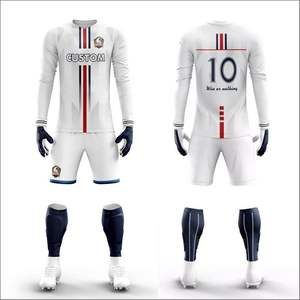 Nouveauté 2026 : Ensembles de Maillots de Football Personnalisés – Tenues d'Équipe d'Entraînement en Gros – Derniers Modèles Abordables Réversibles Unisexe avec Nom du Joueur - Product Image 4