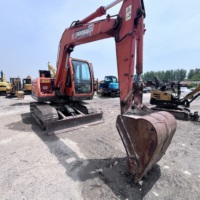 Excavadora Mini Usada DOOSAN DX75 con Motor de 36500W y 0.28m³, Pintura Original, Estado Original, Precio Económico