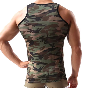 Camiseta de Tirantes Personalizada para Hombre, para Gimnasio, Verano, Culturismo, Secado Rápido, Transpirable, 100% Algodón, Estilo Casual, con Logotipo Personalizado - Product Image 5