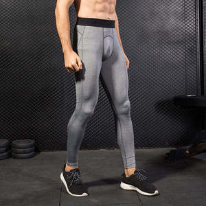 Leggings de Compresión para Hombre, Cintura Alta, Sin Costuras, para Gimnasio, Yoga, Ropa Deportiva, Transpirable, Invierno, Logotipo Personalizado - Product Image 5