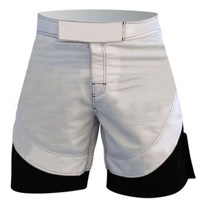 Pantalones cortos de grappling de alta calidad para hombre, tela elástica de alto rendimiento, perfectos para lucha libre, MMA y entrenamiento físico. - Product Image 1
