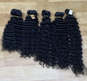 Birmano Pelo Rizado sin procesar humano profundo sin procesar rizado birmano rizado del pelo humano del pelo virginal de la extensión del pelo - Product Image 6