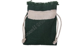 ถุงผ้าปอกระเจาแบบมีเชือกผูก พิมพ์โลโก้ตามสั่ง ถุงรักษ์โลก ถุงของขวัญขนาดเล็ก บรรจุภัณฑ์ขนาด 6 นิ้ว - Product Image 5