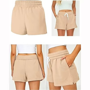 Nuevos Shorts Deportivos de Cintura Alta para Mujer, Tallas Grandes, Transpirables, Venta al Por Mayor Disponible - Product Image 6