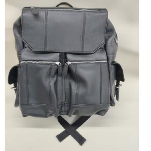 Sac à dos pour ordinateur portable en cuir véritable de haute qualité 20-35L Fermeture éclair Doublure en polyester imperméable Voyage d'affaires Usage quotidien Unisexe - Product Image 6